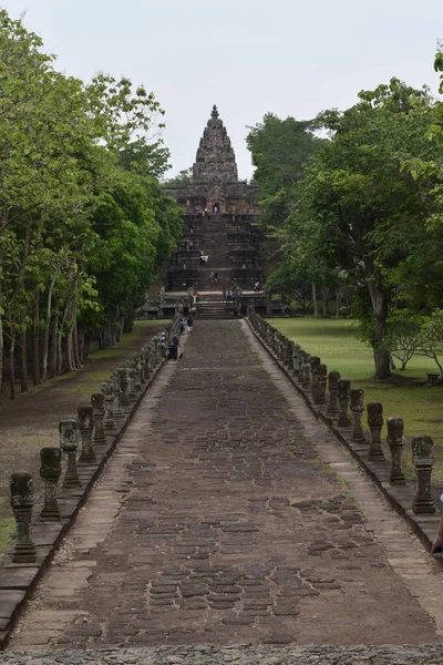 Khao Phanom Rung Castle Lugar Mais Antigo História Buriram Tailândia — Fotografia de Stock