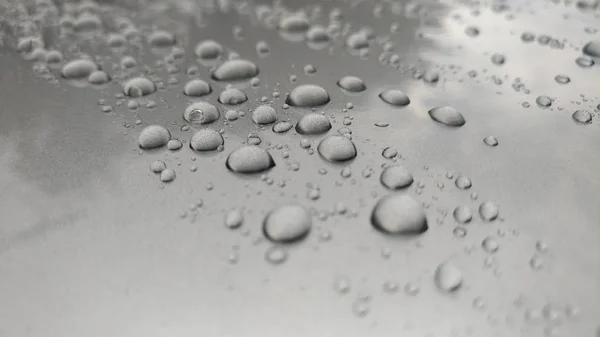 Imágenes Cerca Gotas Agua Vaso — Foto de Stock