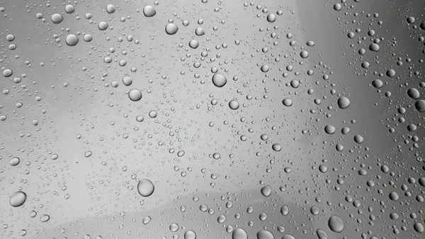 Närbild Bilder Vattendroppar Glaset — Stockfoto
