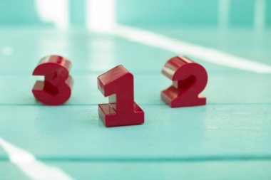 123 numara öğrenme oyuncak blokları.