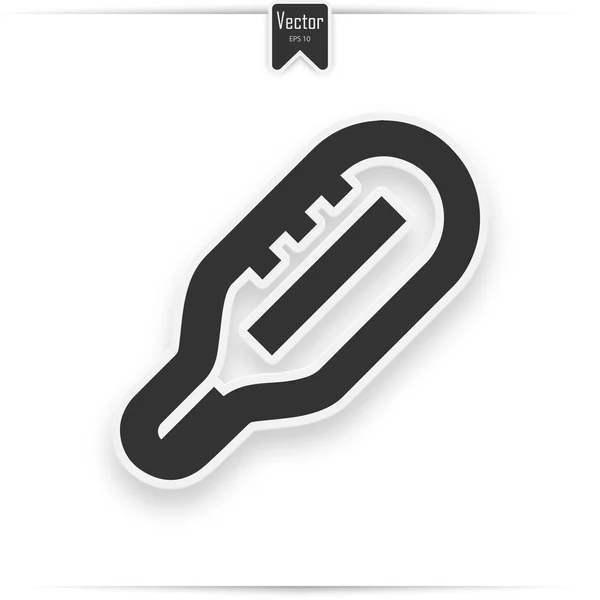 Thermometer-Symbol - Temperatursymbol — Stockvektor