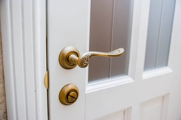 Brass Doorknob Ornament Close — Stock Photo, Image