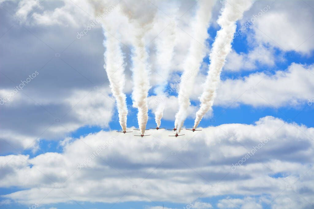 Aerobatic demonstration team of the Spanish Air Force