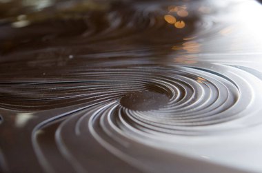 Hi-tech minimalist soyut plastik görüntü gelişmeye. Gezegen