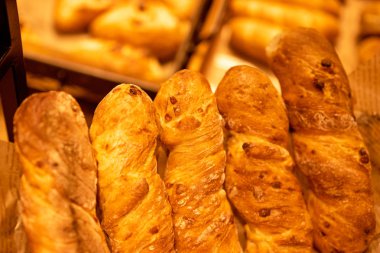 taze pişmiş dokulu buns yakından görmek.