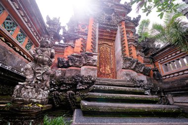 Bali, Endonezya Hindu Tapınağı güzel manzara.