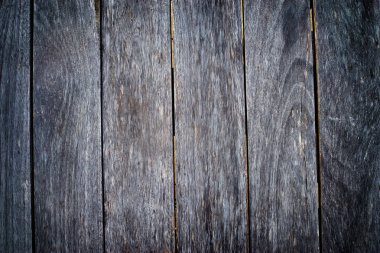 Gri Ahşap dokulu güverte arka plan yakından görmek.