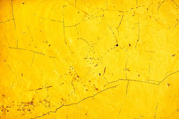 Close View Yellow Painted Textured Background — Stock Photo, Image