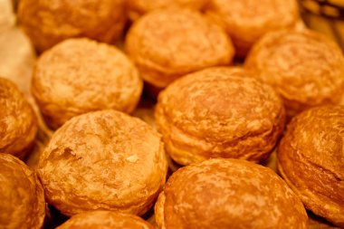 taze pişmiş dokulu buns yakından görmek.