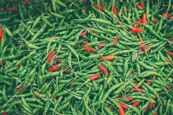 Vergrote Weergave Hot Chilli Pepers Patroon Textuur Achtergrond — Stockfoto
