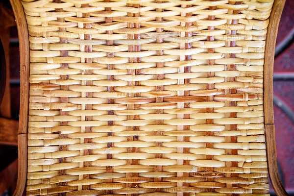 Close View Textured Straw Weaving Background — Stock Photo, Image