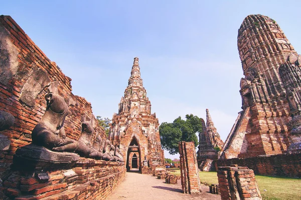 Schilderachtig Uitzicht Van Khmer Tempel Ayutthaya Thailand — Stockfoto