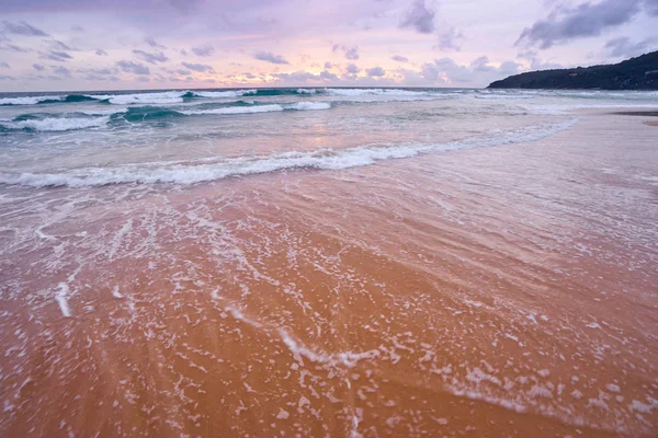 Bela Paisagem Marinha Com Céu Nublado Durante Tempo Tempestuoso — Fotografia de Stock