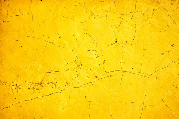 Close View Yellow Painted Textured Background — Stock Photo, Image