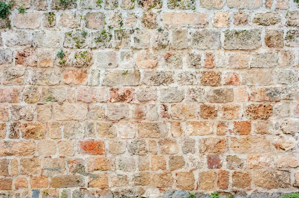 Close View Old Wall Made Stone — Stock Photo, Image