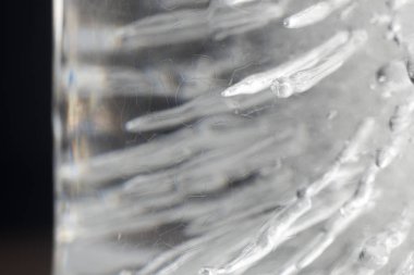 doku buz dondurulmuş su arka plan kristal su