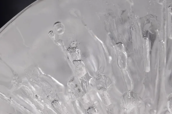 Textura zmrzlá voda pozadí krystalická voda — Stock fotografie
