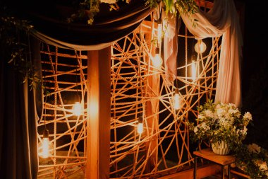 güzel düğün fotoğraf, töreni, Restoran ve dekor bölge