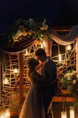 damat ve yuva mumlar arka planı hazır