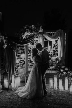 damat ve yuva mumlar arka planı hazır