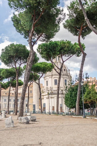 Rome Italie Septembre 2016 Parc Près Forum Trajan — Photo