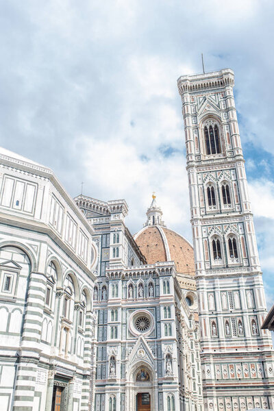 Exterior parts of Florence Cathedral, Italy