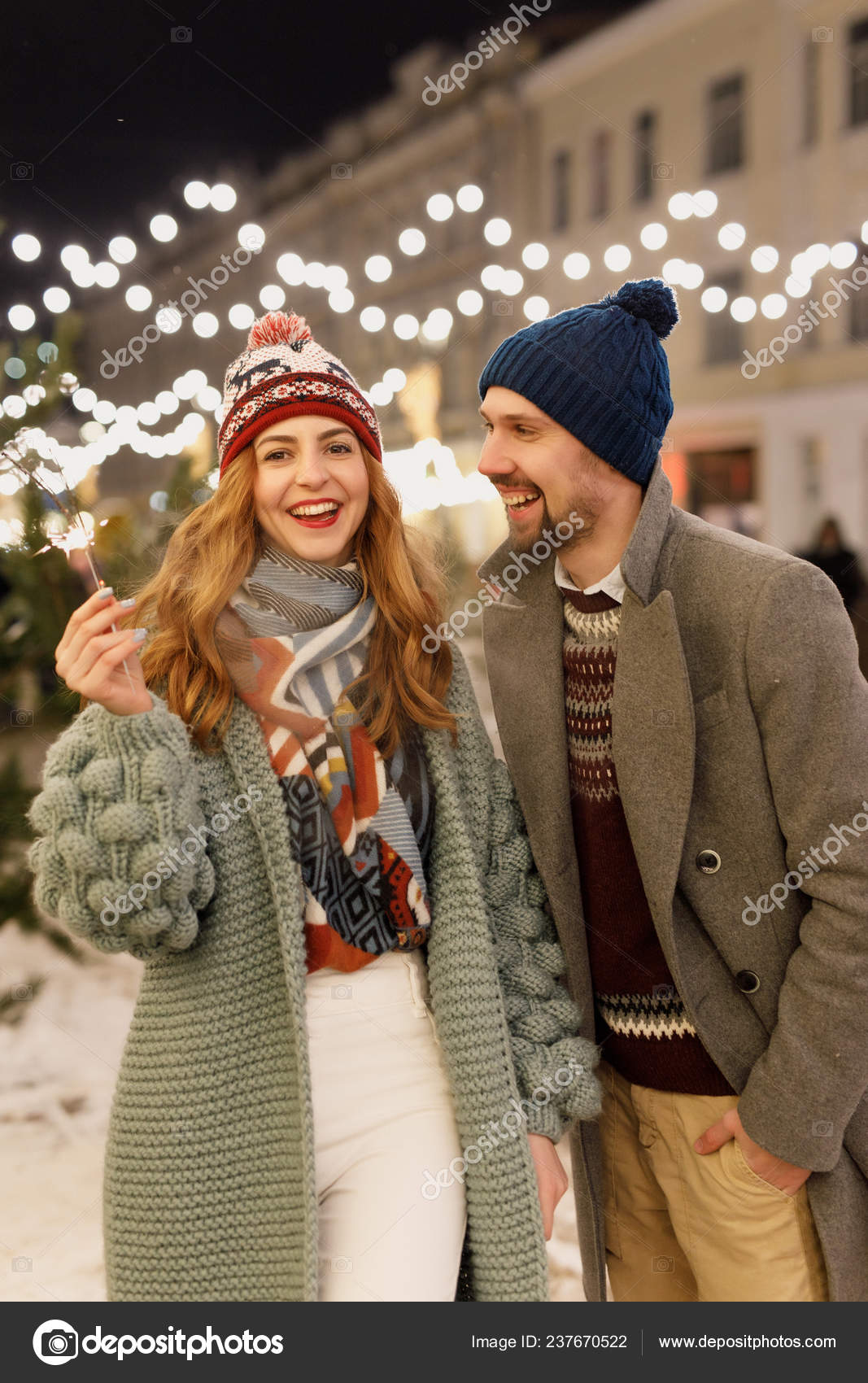 couple winter clothes