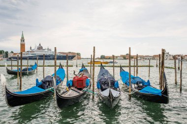 Güzel görünümü Venedik İtalya Grand Canal ve gondol