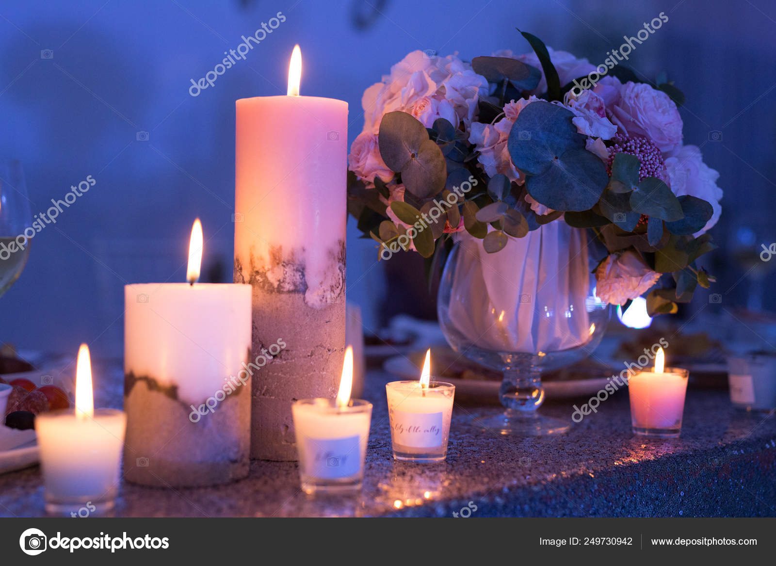 Beautiful candles on sale
