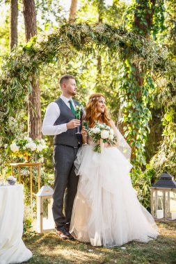 Birbirine aşık çift.