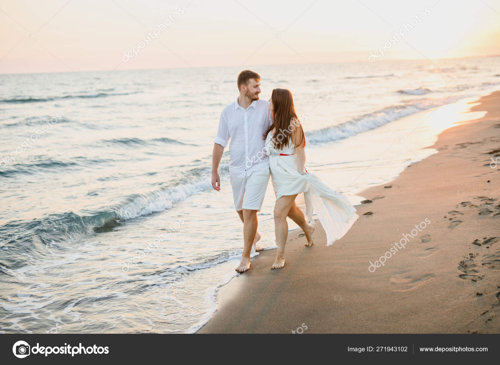 white beach clothes