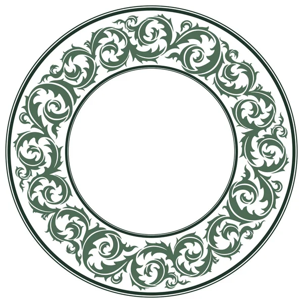 Будякова квітка і орнамент круглі листові будяки. Символ Шотландії — стоковий вектор