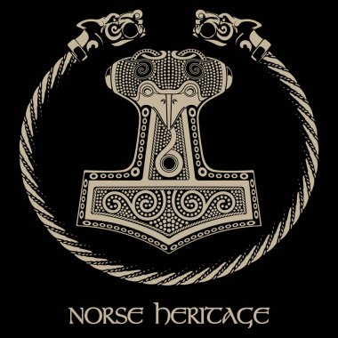 Thors çekici - Mjollnir ve İskandinav süsü