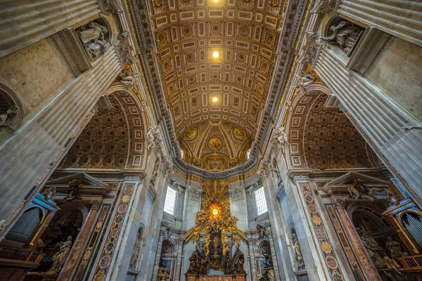 Vatican Rome Italie 1Er Juin 2017 Vue Panoramique Des Intérieurs — Photo