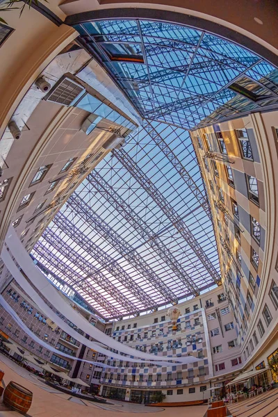 Subotica Vojvodina Serbia April 2018 Large Angle View Interior Gallery — Stock Photo, Image