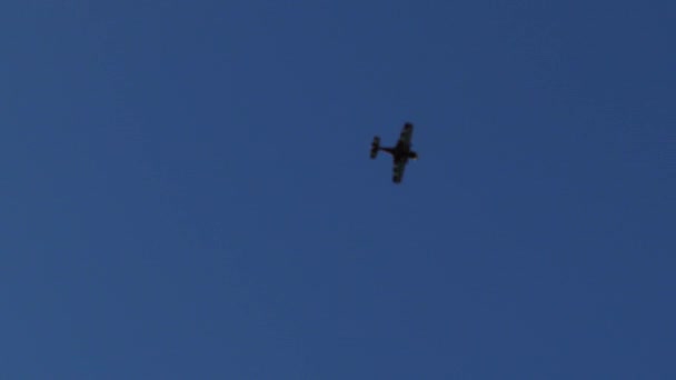 Timisoara Romania Junio 2018 Aviones Época Haciendo Demostraciones Una Exhibición — Vídeo de stock