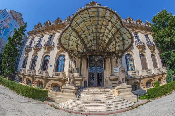 Bucharest Roménia Julho 2018 Museu Nacional George Enescu Palácio Cantacuzino — Fotografia de Stock