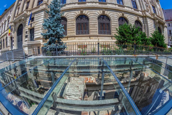 Bucharest Romania July 2018 National Bank Romania Nbr Established 1880 — стоковое фото
