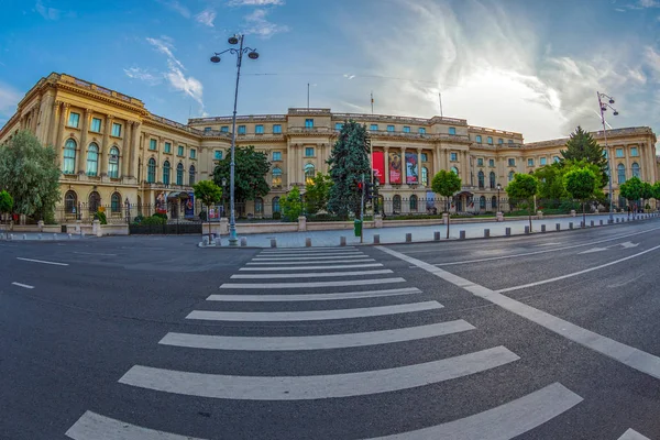 Bucharest Romanya Temmuz 2018 Kraliyet Sarayı Nicolae Nenciulescu Mimarı Planlara — Stok fotoğraf