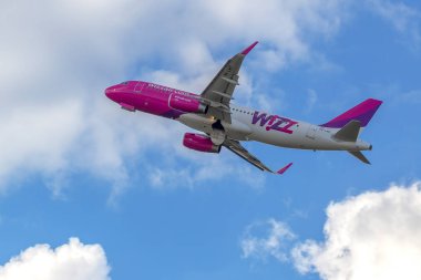 Timisoara, Romanya - 23 Haziran 2018: Jetline yola uluslararası havaalanından Timisoara.