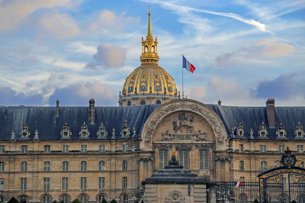 Fasaden Museet Les Inval Ides Paris Frankrike — Stockfoto