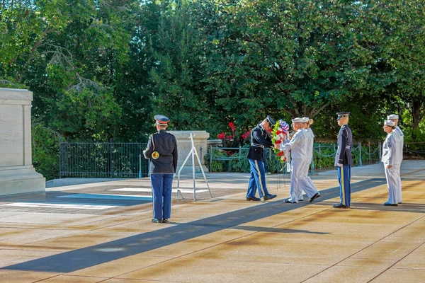 Arlington Washington Usa September 2018 Vaktavlösningen Vid Graven Den Okände — Stockfoto