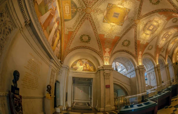 Washington Estados Unidos Septiembre 2018 Interior Biblioteca Del Congreso Edificio — Foto de Stock