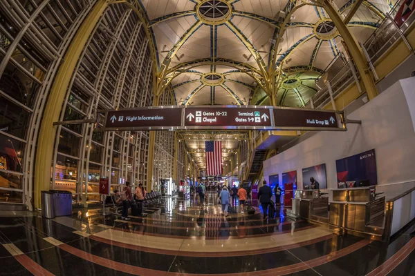 Arlington Verenigde Staten September 2018 Binnenkant Ronald Reagan National Airport — Stockfoto