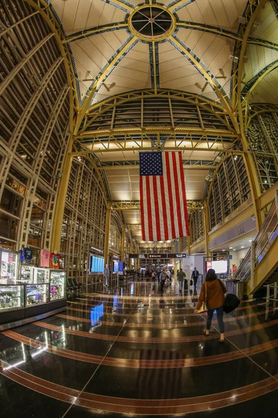 Арлингтон Сша Сентября 2018 Года Внутри Национального Аэропорта Рональда Рейгана — стоковое фото