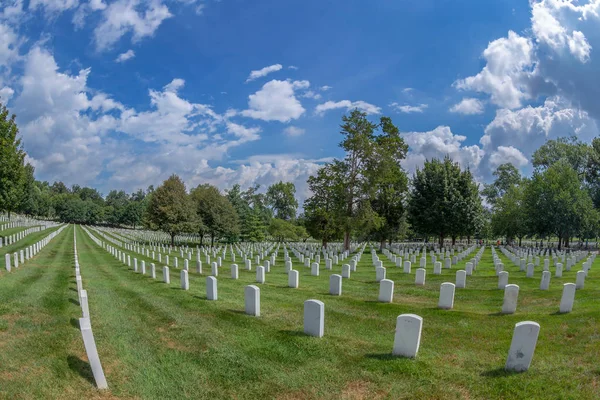Cimitero Nazionale Arlington Nel Cui Cimitero Sono Stati Sepolti Morti — Foto Stock
