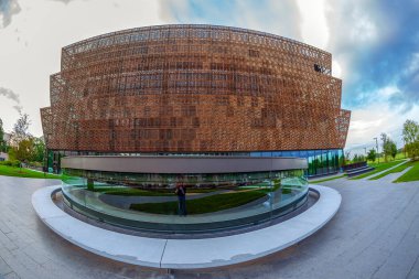 Washington Dc, Amerika Birleşik Devletleri - 31 Ağustos 2018: Yeni Ulusal Müzesi Afro-Amerikan tarihi ve kültürü.