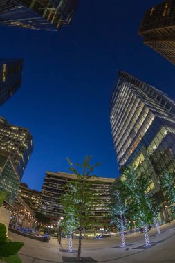 Rosslyn, Washington Dc, Amerika Birleşik Devletleri - 6 Eylül 2018: Gün ışığına Rosslyn gökdelenler manzaraya. Rosslyn iş geliştirme Washington DC'ye bağlı bir ilçedir.