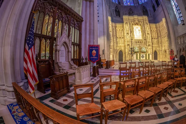 Washington Usa September 2018 Interieur Van National Cathedral Bekend Als — Stockfoto