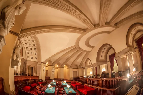 Washington Septiembre 2018 Cámara Del Reloj Old Supreme Court Gallery — Foto de Stock